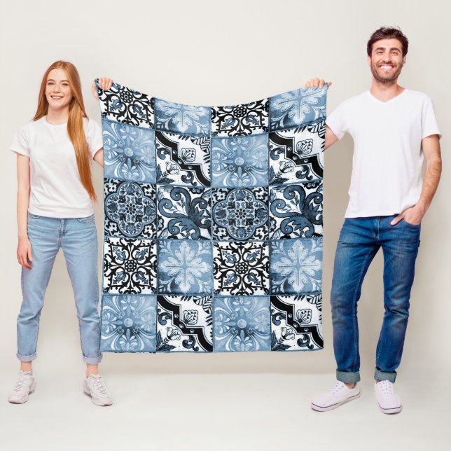 Cobertor De Velo Azulejo oceânico (In Situ)