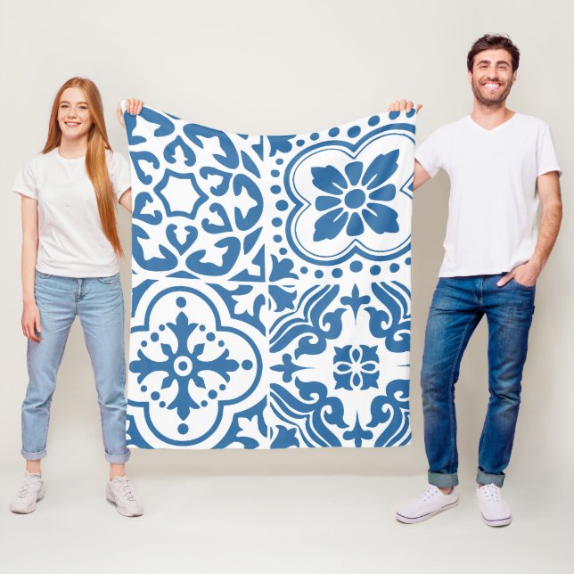 Cobertor De Velo Azulejos azuis portugueses 2 (In Situ)