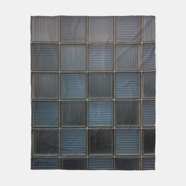 Cobertor De Velo Azulejos de vidro de fundo quadrados (Frente)