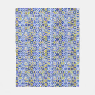 Cobertor De Velo Azulejos e Sardinhas Portuguesas