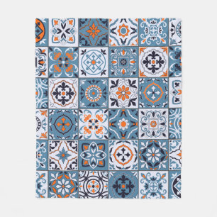 Cobertor De Velo Azulejos marroquinos: Elegância sem costura Vintag