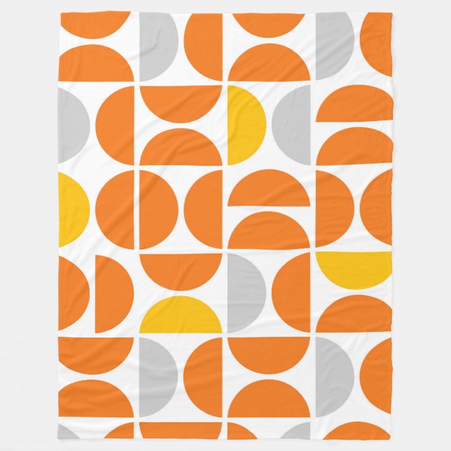 Cobertor De Velo Azulejos Sunny de meio século (Frente)