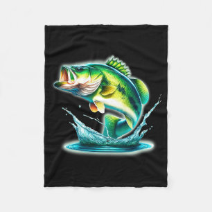 Cobertor De Velo B Peixe Pulando Comfort Colors Adulto Peso Pesado