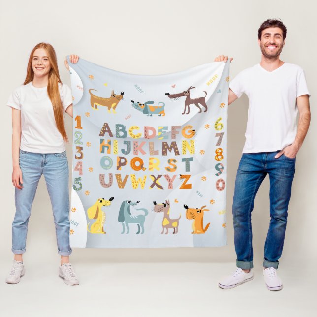 Cobertor De Velo Baby Blanket - Letras ABC (In Situ)