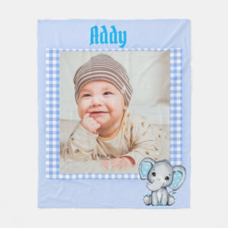 Cobertor De Velo Baby Boy Fleece Blanket com foto