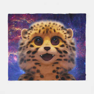 Cobertor De Velo Baby Cheetah
