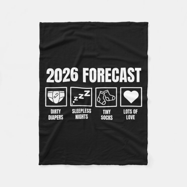 Cobertor De Velo Baby Coming Soon 2026 Pregnancy Announcement Forec (Frente)