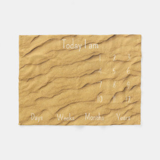 Cobertor De Velo Baby Milestone