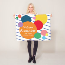 Baby Stats Colorful Geométrico Shapes