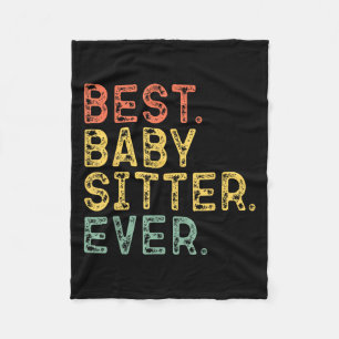 Cobertor De Velo Babysitter Ever Roupas Uni-adulto Retro Vintage B