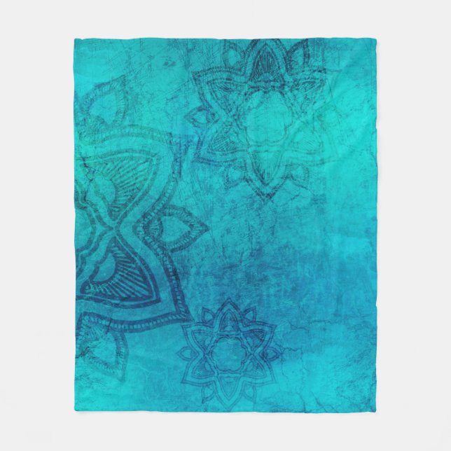 Cobertor De Velo Background mandala grunge texture (Frente)