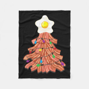Cobertor De Velo Bacon Árvore de Natal Ovo Engraçado Porco Sobretud