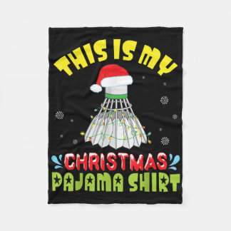 Cobertor De Velo Badminton And Santa Costume Snow This Is My Christ
