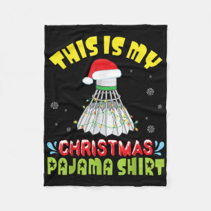 Cobertor De Velo Badminton E Fantasia De Papai Noel Neve Este É Meu