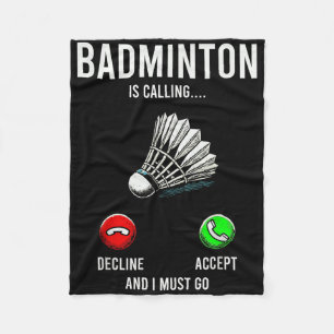 Cobertor De Velo Badminton Está Chamando De Rejeição Aceitar Divers