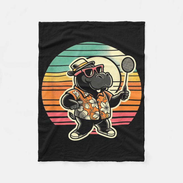 Cobertor De Velo Badminton Hippo Shuttle (Frente)