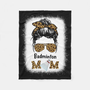 Cobertor De Velo Badminton Mãe Sangrando Mulheres Impressas Leopard