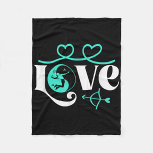 Cobertor De Velo Badminton-player Jogo Shuttle Yin-yang-love Badmin