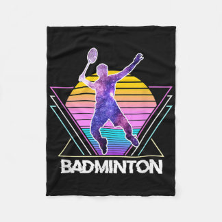 Cobertor De Velo Badminton Player Sports Retro Vintage Vaporwave 90