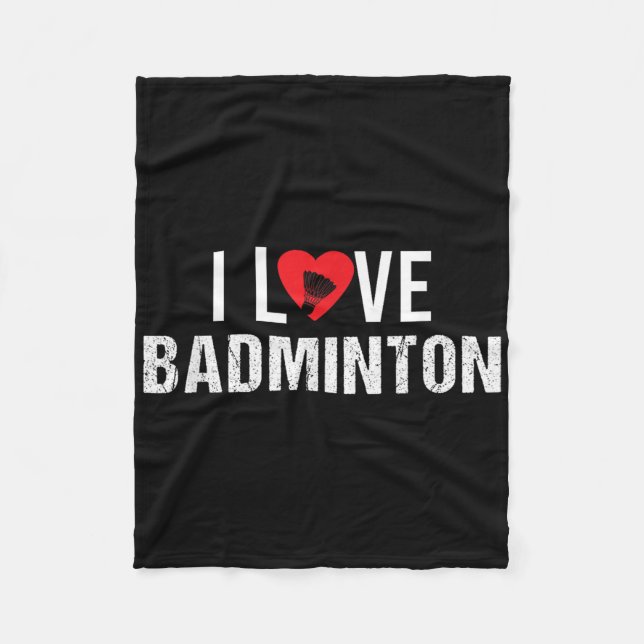 Cobertor De Velo Badminton Shuttle Sayings (Frente)