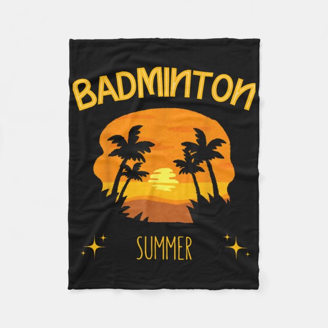 Cobertor De Velo Badminton Summer Racket Shuttle no Exterior (Frente)