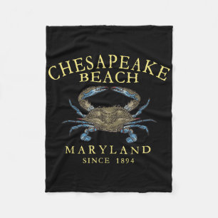 Cobertor De Velo Baía de Chesapeake Maryland Caranguejo Azul Arquea