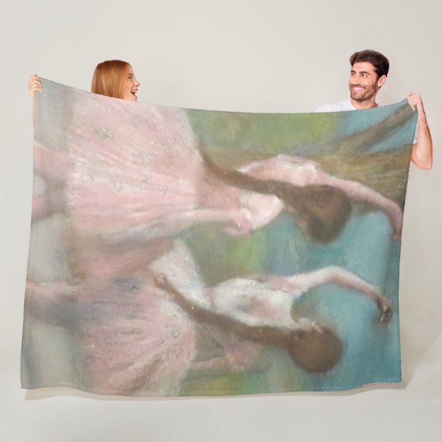 Cobertor De Velo Bailarinas em Rosa Edgar Degas (In Situ)