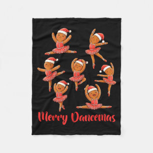 Cobertor De Velo Bailarino de Ballet Feliz Natal Dançante Professor