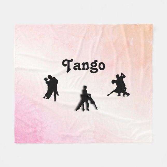Cobertor De Velo Bailarinos de Tango (Frente (Horizontal))