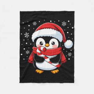 Cobertor De Velo Bala de Natal de Pinguim Inverno Menina B