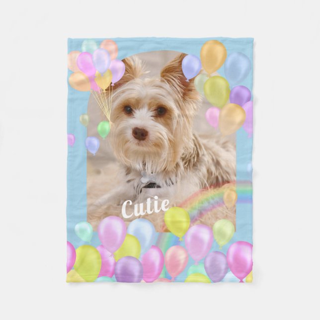 Cobertor De Velo Balão de Animais Pet (Frente)