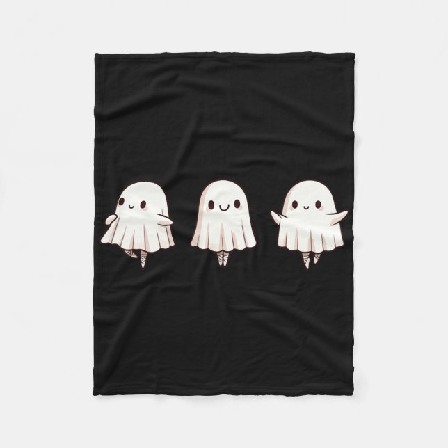 Cobertor De Velo Balé de Halloween, Balé Fantasma Dancer Spooker Da (Frente)