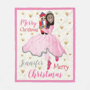 Cobertor De Velo Balé Nozes de Natal Fleece Blanket/Médio