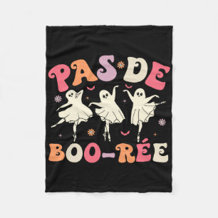 Cobertor De Velo Balé Pas De Boo-rée Cute Fantasmas Dançando Profes