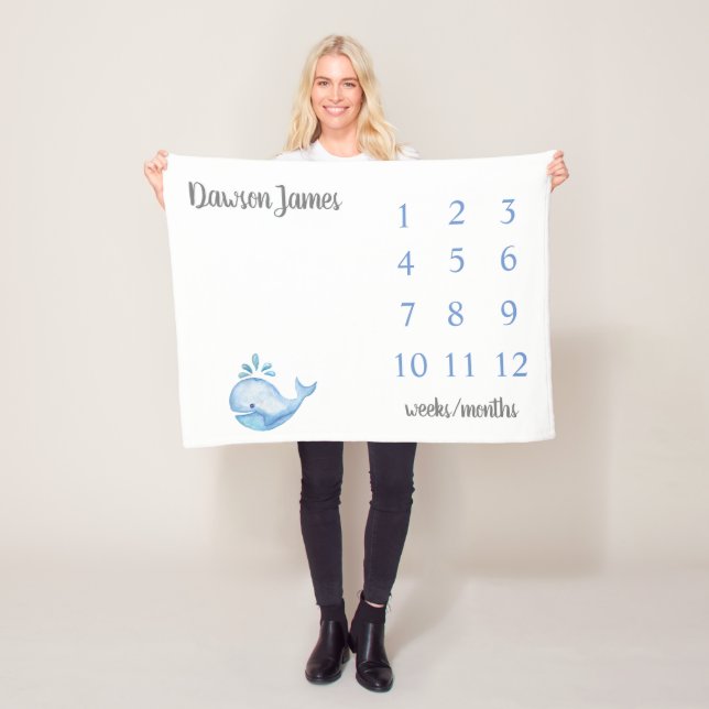 Cobertor De Velo Baleia Milesstone Blaket (In Situ)