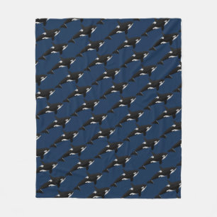 Cobertor De Velo Baleia Orca Blanket Matadora Baleia Foguete