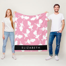 Cobertor De Velo Ballerina, Balés, Dança, Seu Nome