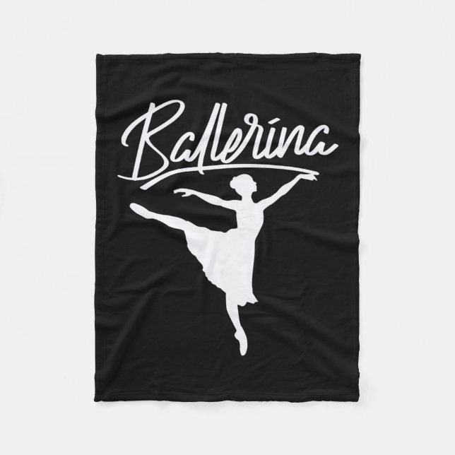Cobertor De Velo Ballerina Dancer (Frente)