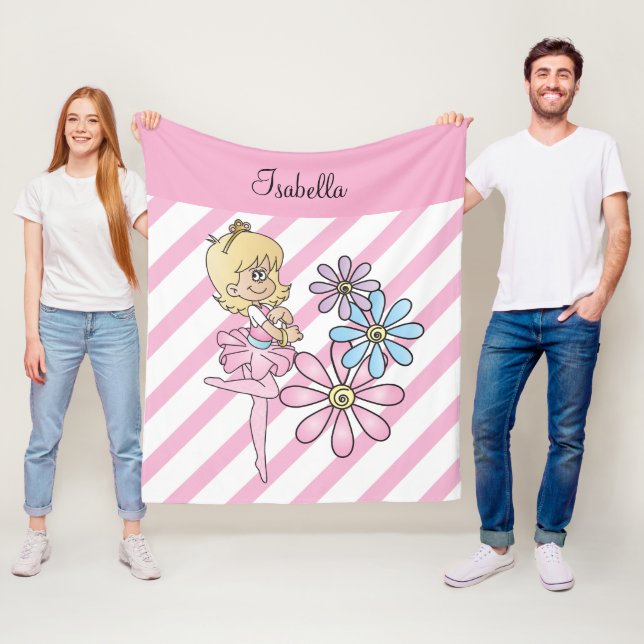 Cobertor De Velo Ballerina Girl (In Situ)