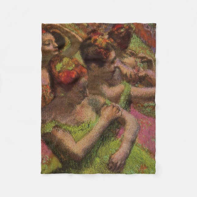 Cobertor De Velo Ballerinas Adjusting Their Dresses (Edgar Degas) (Frente)