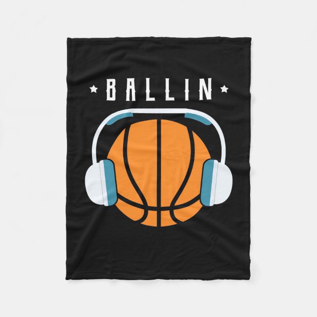 Cobertor De Velo Ballin Basball Art (Frente)
