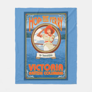 Cobertor De Velo Balsa da equitação da mulher - Victoria, BC Cana
