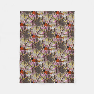 Cobertor De Velo Baltimore Oriole