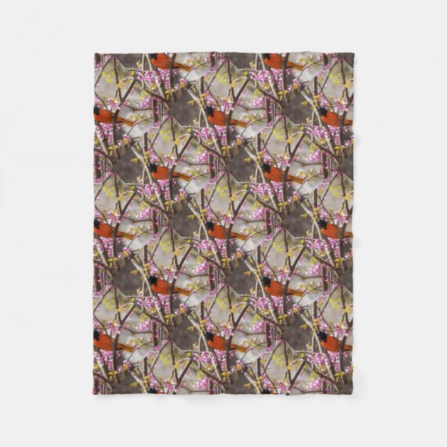 Cobertor De Velo Baltimore Oriole (Frente)