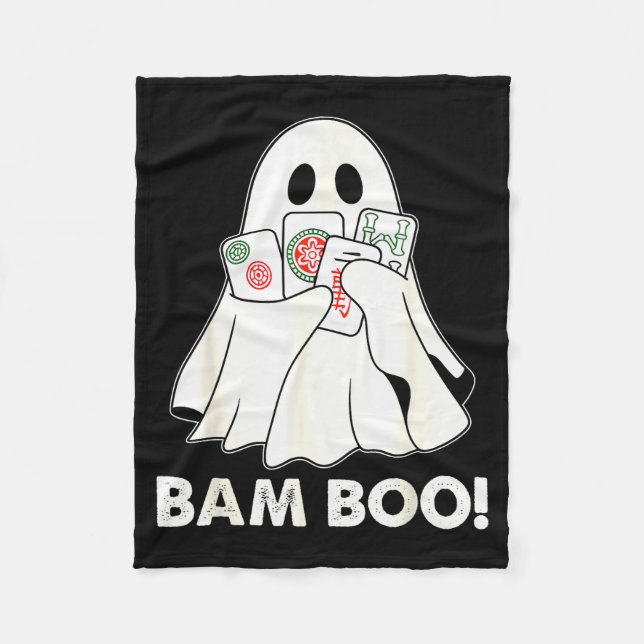 Cobertor De Velo Bam Boo Fantasma de Halloween Traje Engraçado Jogo (Frente)