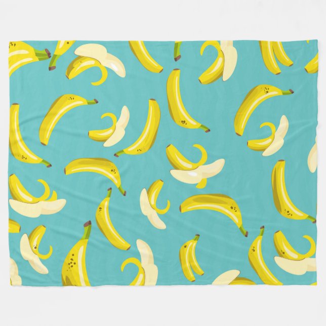Cobertor De Velo Bananas (Frente (Horizontal))