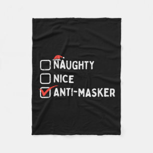 Cobertor De Velo Banda de Natal Engraçado Anti Masker