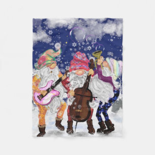 Cobertor De Velo Banda de Natal - Música Feliz