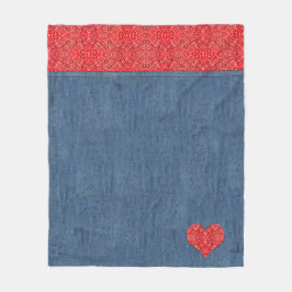 Cobertor De Velo Bandana Denim-Look