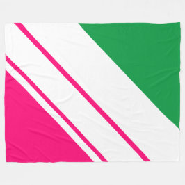 Cobertor De Velo Bandas brancas cor-de-rosa, cor-de-rosa, brilhante